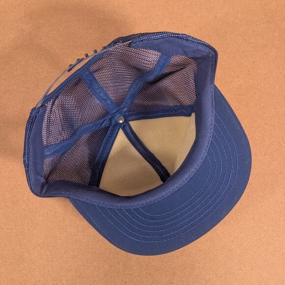 Vintage Pursuit Herbicide Agriculture Trucker Hat Blue Mesh Snapback Cap USA - Picture 3 of 7